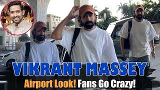 Vikrant Massey Spotted at Airport | Exclusive Fan Moments & Stylish Look! ️ #VikrantMassey