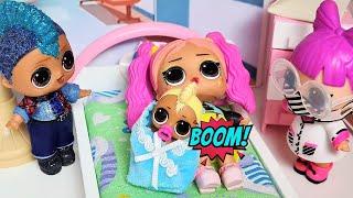 A SON HAS BEEN BORN! THE PUNKY AND VICKY FAMILY ARE SHOCKED! Dolls LOL LOL surprise cartoons