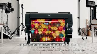 Canon imagePROGRAF PRO Series 12-Colour Large Format Printers Video