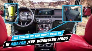 Testing 10 more AMAZON Jeep Wrangler JL Accessories