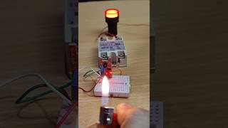 SSR With Flame Sensor Electronics Project #ssr #automation