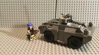 Как сделать брдм из лего.Полностью моя самоделка.How to make lego brdm.