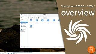 SparkyLinux 2020.02 "LXQt" overview | powered by debian