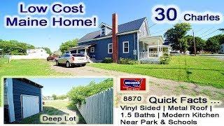 Low Cost Homes In Maine | Watch 30 Charles ST Houlton ME Video MOOERS REALTY #8877