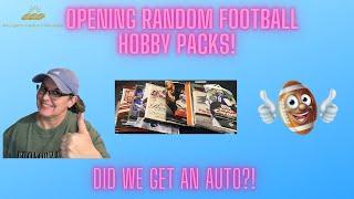 PULLED A NICE OLD SCHOOL AUTO & SOME NICE INSERTS! Random Football Hobby Pack Opening!