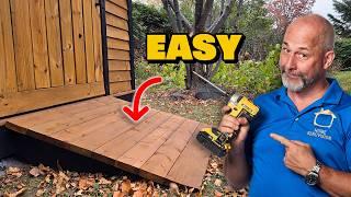 Easiest Way to Build a Ramp For Your Shed