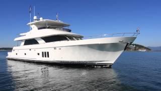 Ocean Alexander 82 intercept by YachtVid