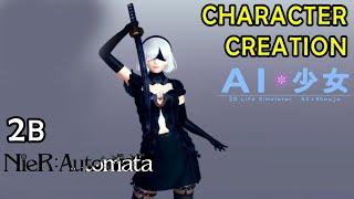 AI＊Shoujo/AI＊少女 - 2B (NieR:Automata) Character Creation