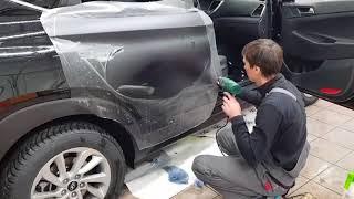 Защита автомобиля антиграфийной пленкой. Винилография