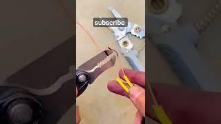 Correct way to do wire joint #tool #diy #electrical #shoemaking