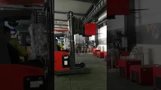 EVERLIFT  Double Scissor reach truck loading test