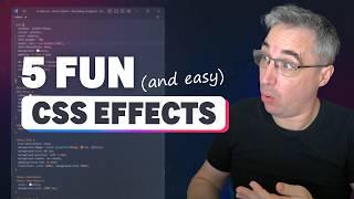 Five easy and fun CSS effects