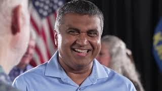 Prasanth Reddy Campaign Video Footage - 2024 Kansas 3rd District Congress - Republican - April 20