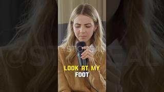 OMG Shoe Size of Shaq | Bobbi Althoff goes OMG #ytshorts #podcast #shorts