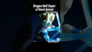 Dragon Ball Super si fuera bueno: Goku vs Goku Black Stopmotion #shorts #dbz