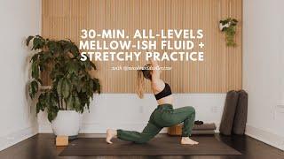 30-min. Mellow-ish Fluid + Flowy Yoga Practice for All-Levels with Nicole Wild