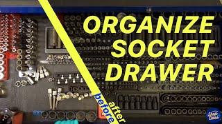 WATCH ME ORGANIZE MY SOCKET DRAWER