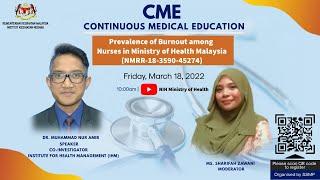 CONTINUOUS MEDICAL EDUCATION: CME-NIH 2022 SERIES 1/2022