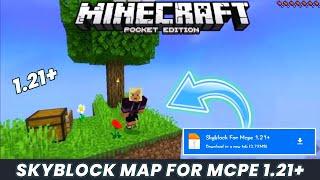 Skyblock for minecraft pe 1.21+ | skyblock minecraft pe 1.21 | Skyblock map for mcpe