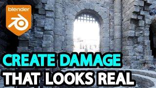 New Blender Addon for Modeling Damage| Wear N Tear