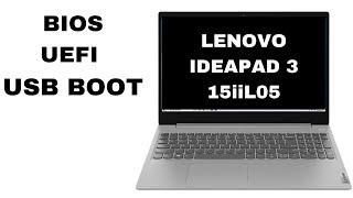 Lenovo IdeaPad 3 BIOS And UEFI USB Boot