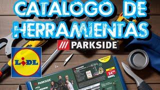 Catalogo herramientas disponibles Parkside Lidl