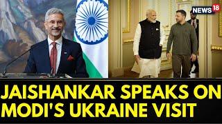 PM Modi In Ukraine | EAM S Jaishankar Briefs Media Over PM Modi's Ukraine Visit | PM Modi | News18