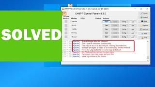 SOLVED "Error: Apache Shutdown Unexpectedly" | XAMPP & MySQL Fixes