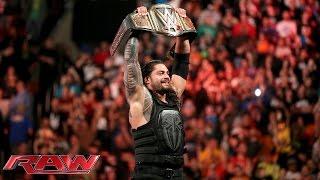 Roman Reigns vs. Sheamus - WWE World Heavyweight Championship Match: Raw, December 14, 2015