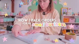 Materials, Packaging and Tips  How I pack orders for my small businesses step by step guide