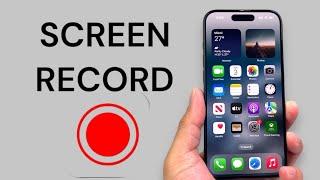 How To Add Screen Record on iPhone