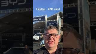 Checking out the new BYD hybrid ute at @fieldays_NZ . It’s an impressive machine! #byd #bydshark