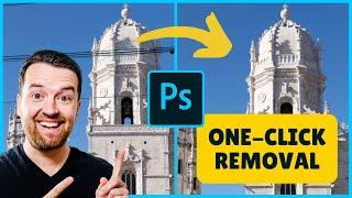 Quickly Remove Wires & People in Photoshop | Remove Tool Tutorial