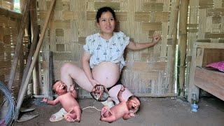 Full Video: 300 Days of Single Mother 8 Months Pregnant Experiences Pain in Late Stage of Pregnancy