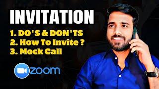 How To Invite People? || Cold Calling Invitation|| New AS Training ||  || Gaurav Kumar