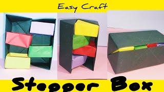 DIY Secret Stepper Box | Origami Paper craft | Gifts Ideas | Craft with Hussain