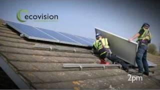 Ecovision free solar panel installation timelapse