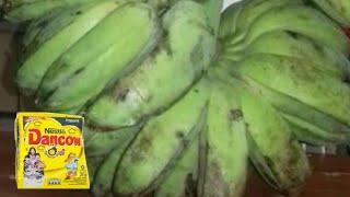 RESEP CEMILAN GURIH DARI PISANG MENTAH DAN SUSU BUBUK