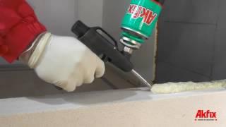 DIY - How to Build a Block Wall with Akfix 962P Concrete Stone Adhesive Foam (No Mortar Used)