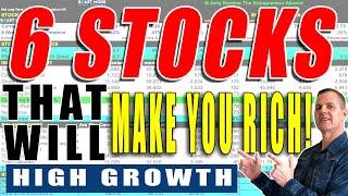 These 6 Stocks Will Make You Rich!  Momentum Dream Indicator Training