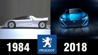 PEUGEOT CONCEPT - Evolution (1984-2018)