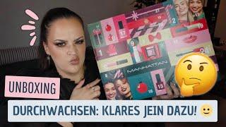 klares JEIN!? 🫠 zwischen BESTSELLERN und NO-GOs ‍️ MANHATTAN Adventskalender UNBOXING 