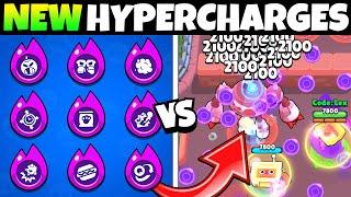 9 NEW Hypercharges vs Big Bot - INSANE!