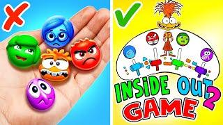 We Made INSIDE OUT 2 Paper Game  *Fun Crafts and Cool DIYs with All the EMOTIONS*