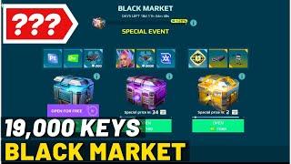 19,000 Black Market Keys and Superchest Opening in War Robots