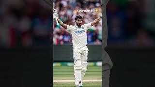 #NitishReddy on a stellar maiden century at the MCG #bcci  #vizagboy #congratulations #cricket