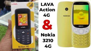 Nokia 3210 4G & Lava Action 4G Keypad Phone 