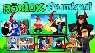 How to make Roblox thumbnail || roblox thumbnail 2024