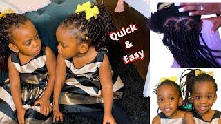 Super Cute CHRISTMAS HAIR STYLE For Kids With Natural Hair