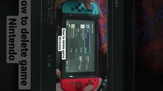 How to delete game from Nintendo Switch #deletegame #switchgamedelete